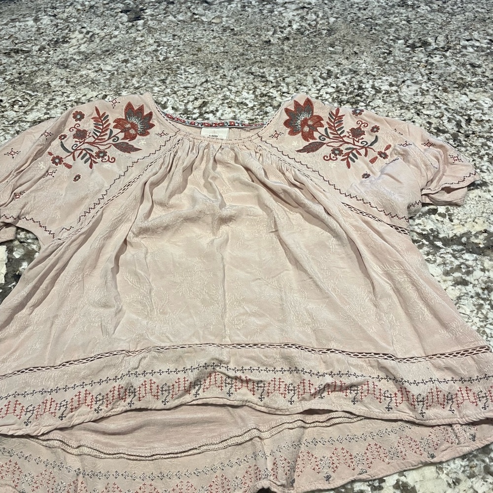 Light pink blouse